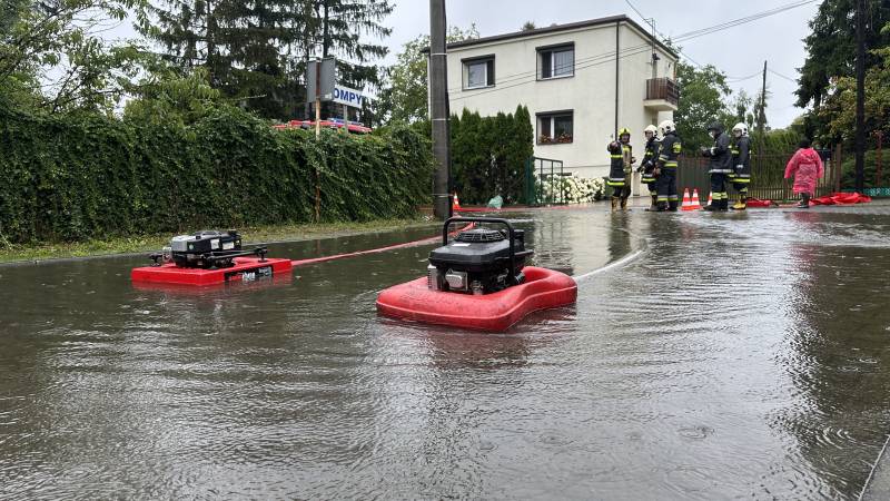 Pierwsze podtopienia w Swarzędzu