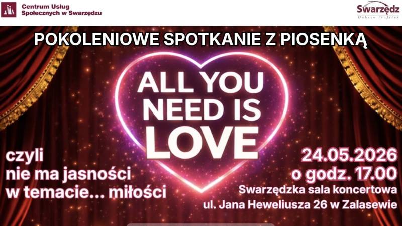 ZAPRASZAMY NA POKOLENIOWE SPOTKANIE Z PIOSENKĄ