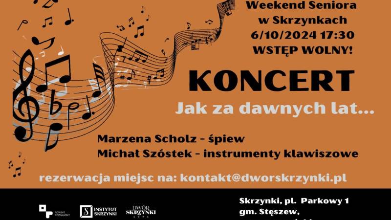 Weekend Seniora w Skrzynkach – Koncert „Jak za dawnych lat”